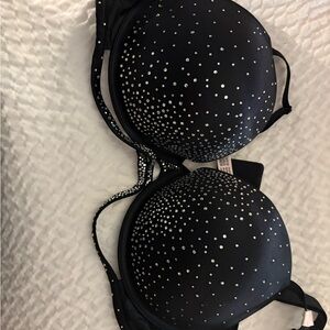 Victoria's Secret Black Bra with Sparkling Accents